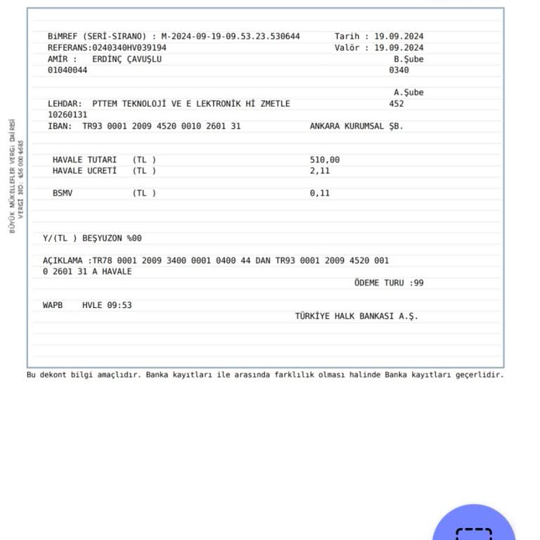PTT HGS Hesaba Geçmedi