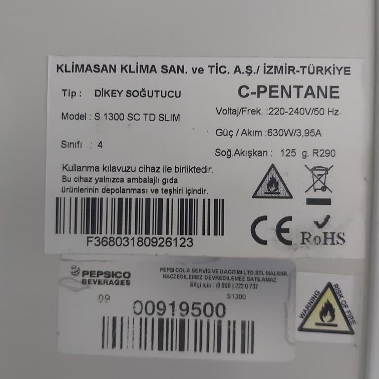 Pepsi Servisinden. Hiç Memnun Kalmadık