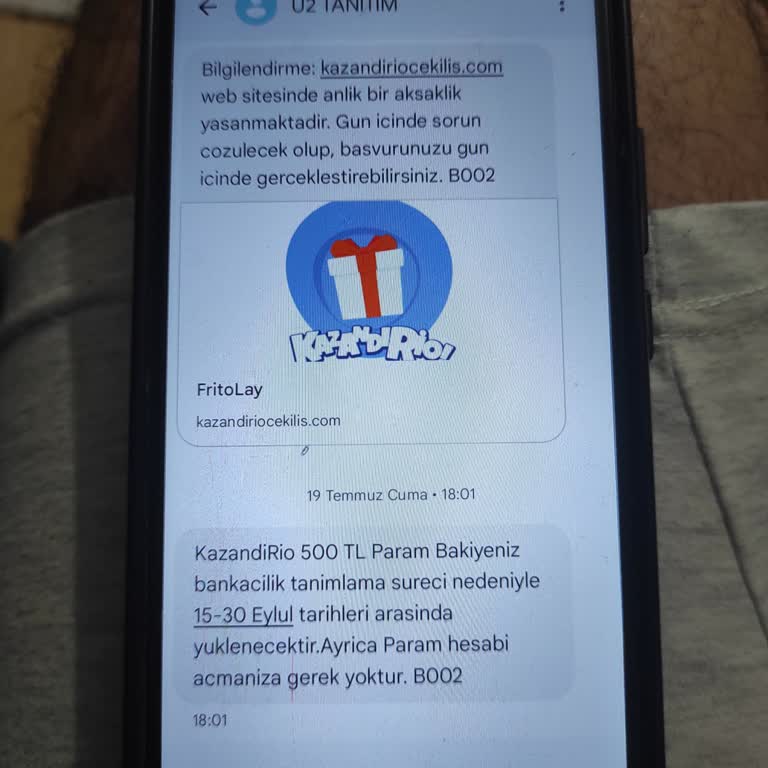 KazandıRio Paramcard Bakiyesi Yüklenmedi