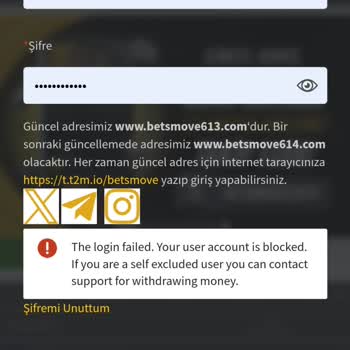 Betsmove 24 Ekimden Beri Paramı Vermiyor