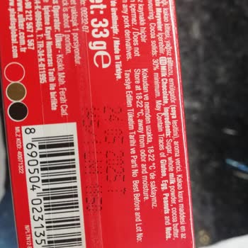 Ülker Napoliten Bozulmuş Çikolata