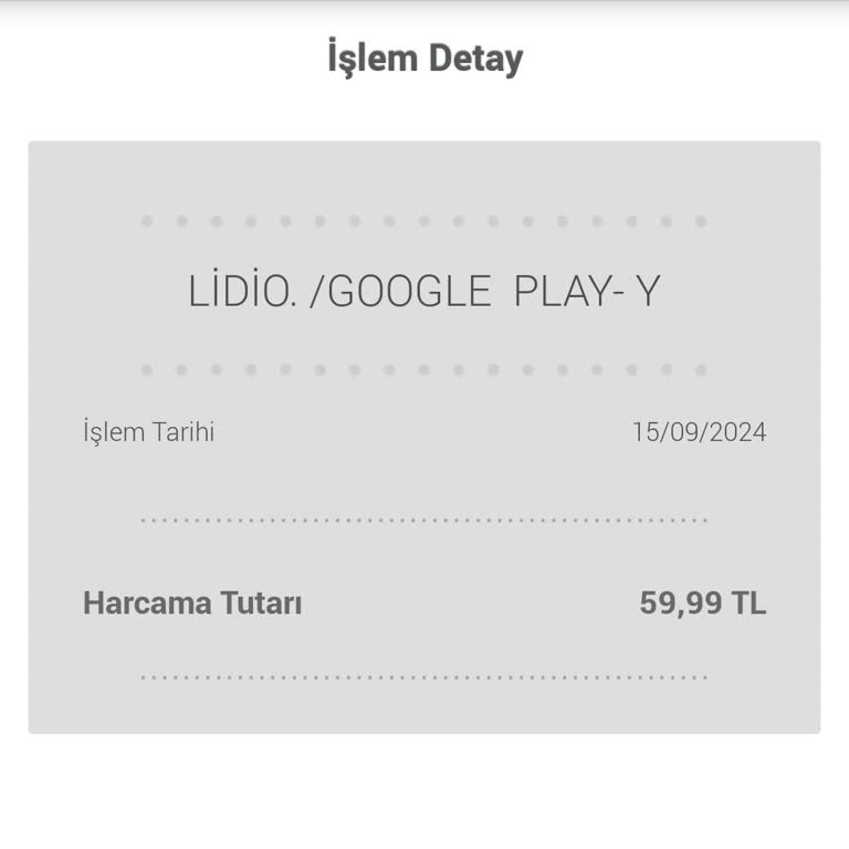 Lidio İzinsiz Para Kesiyor
