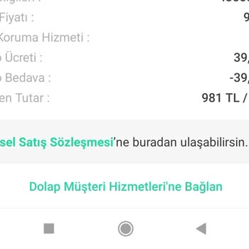 Dolap Uygulaması Paramı İade Etmiyor