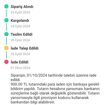 Dolap Uygulaması Paramı İade Etmiyor