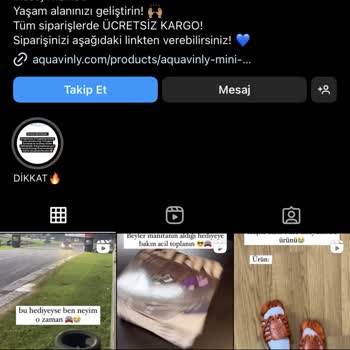 Aquavinly Markasıyla Yaptığım Alışveriş