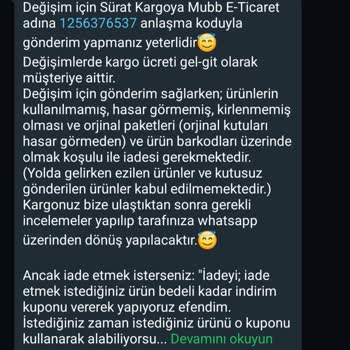 Mubb Görsel İle Alakası Olmayan Ürün Ve İadenin Reddedilmesi