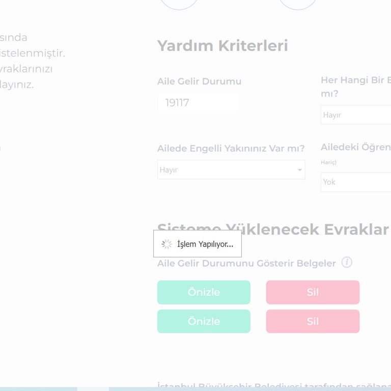 İBB Burs Başvuru Sürecinde Yaşanan Teknik Sorunlar