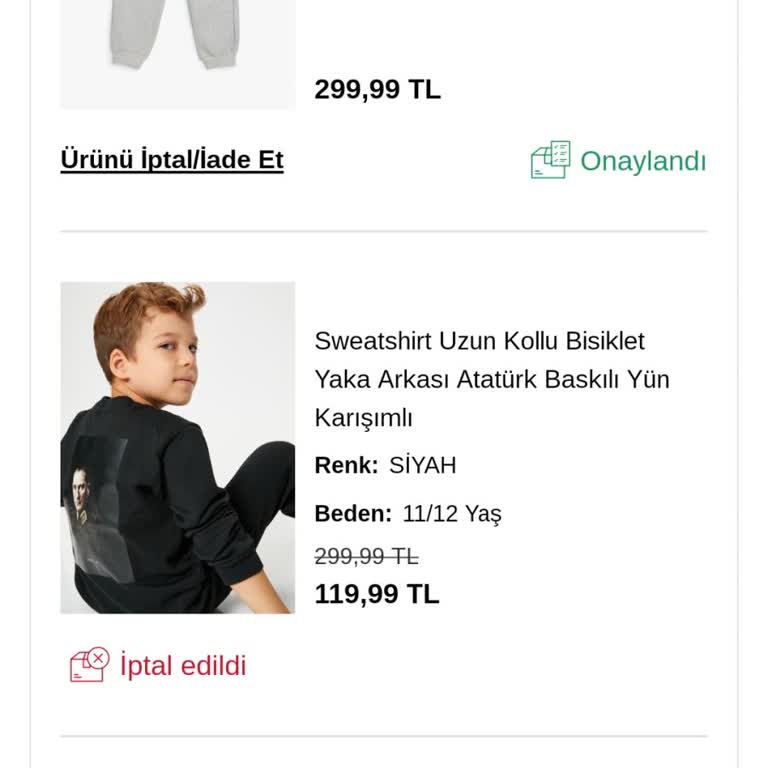 Koton Eşittir Pişmanlık Mağduriyet