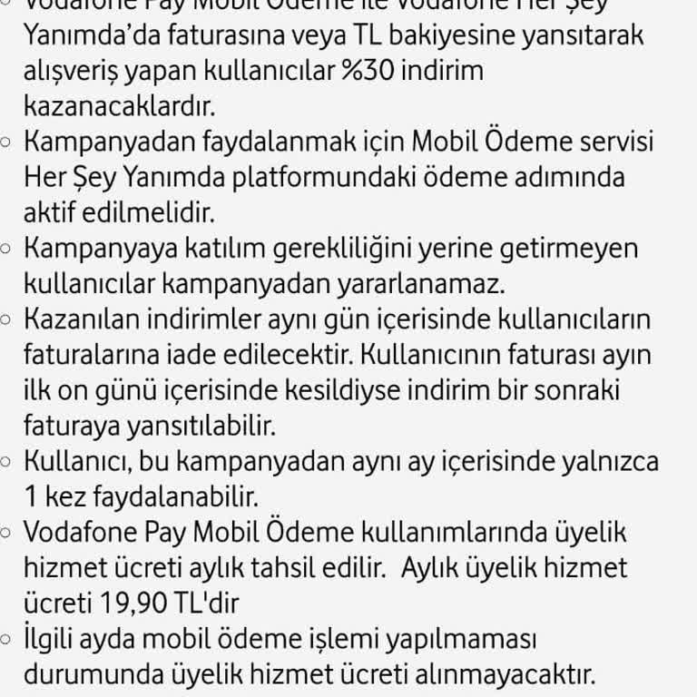 Vodafone İndirim Kampanyası Sorunu: İndirim Faturama Yansımadı
