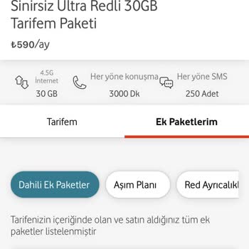 Vodafone Red Paketimde Sosyal Medya Sınırsızlığı Sorunu