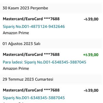 Iyzico Amazon Adına Benden Habersiz 11 Ay Boyunca Paramı Çekmiş