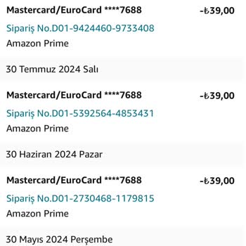 Iyzico Amazon Adına Benden Habersiz 11 Ay Boyunca Paramı Çekmiş