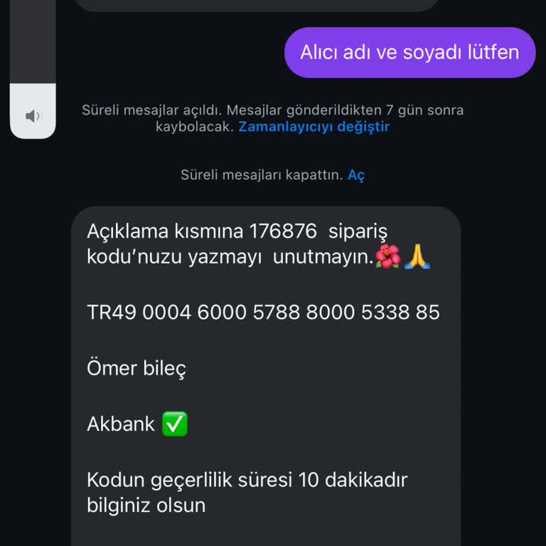 Damla Moda Instagram Satış Sayfası İle Yaşanan Sorun Ve Para İadesi Talebi