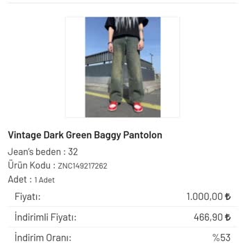 Zincirwear Yanlış Ürün Gönderilmesi