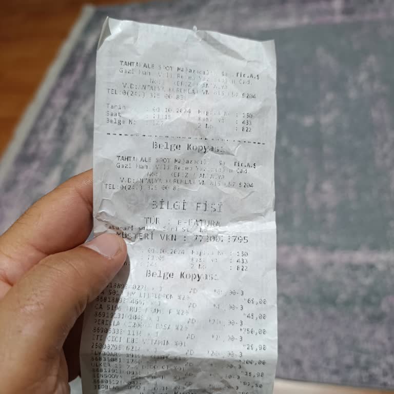 Tahtakale Spot Fiş Çıktısı Gözükmüyor