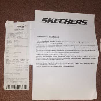 Skechers Ayakkabı 1 Ay Kullanımda Deforme Olması
