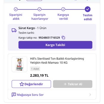 Mavireyon Ücret İadesi Yapmıyor Sürat Kargo Kargo Kayıp Diyor