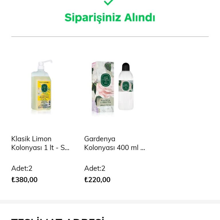 Eyüp Sabri Tuncer Web Sitesinden Gönderilmeyen Sipariş