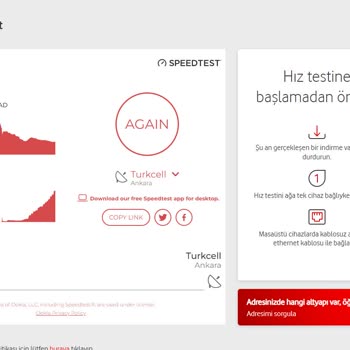 Vodafone Evde İnternet Hız Ve Ping Problemi