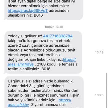 Aras Kargo İkitelli Gelmiş Yokmuşuz Dükkanda Vay Canına