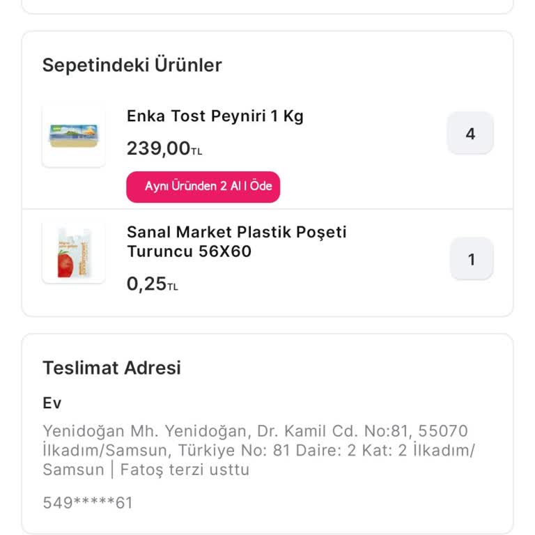 Migros Sanal Market Sipariş İptali