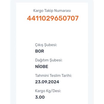 Aras Kargo Ve Yine Kargo Sorunu...