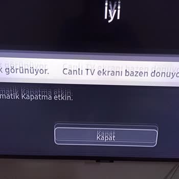 Samsung TV'deki Bitmek Bilmeyen Ekran Donmaları Ve Kaymaları