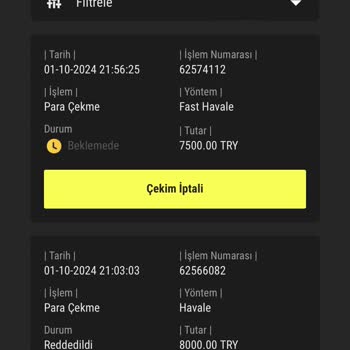 Paribahis Kazanç Ödemesini Yapmıyor