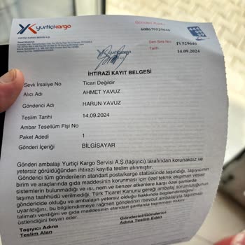 Yurtiçi Kargo Yanlış Teslimat Ve Tazmin Süreci Mağduriyeti