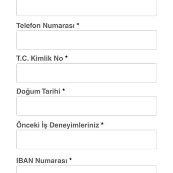 İşin Olsun İş Başvurusunda IBAN İstendi
