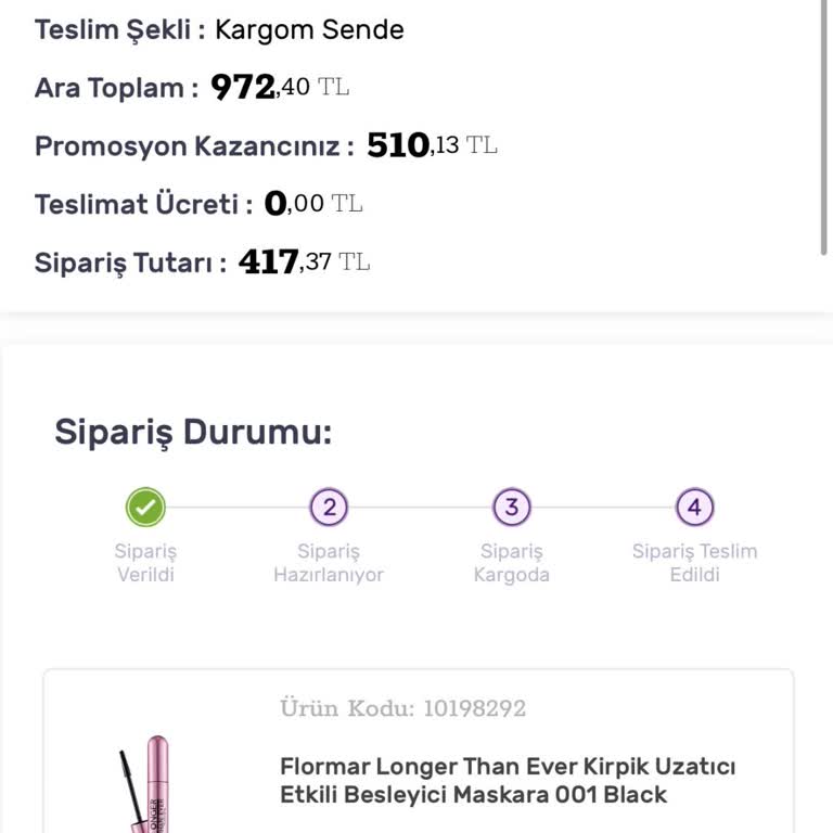 Gratis Siparişim Neden Hazırlanmıyor
