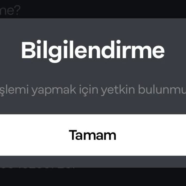 Papara Bu İşlem İçin Yetkin Bulunmuyor Sorunu