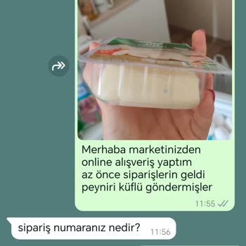 Mopaş Market Peynirini Küflü Gönderdi Ve Değişim Sağlamadı!