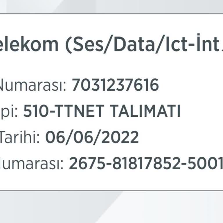 Türk Telekom Taahhüt Değişik Yaptığım İçin