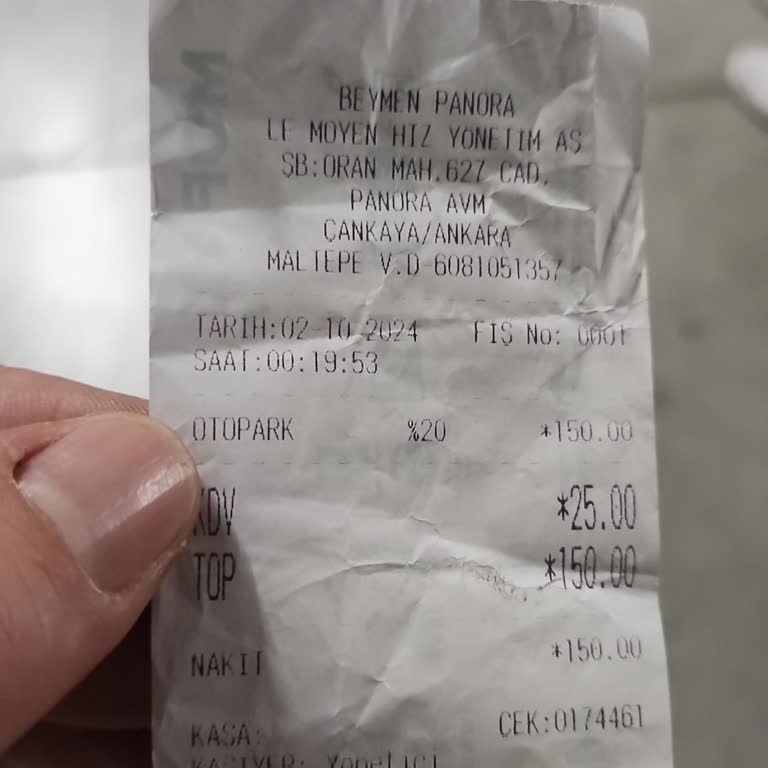 Beymen Gece Yarısı Otopark Ücreti Şoku