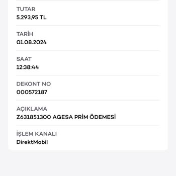 Akbank Agesa Sigorta İptali Talebi