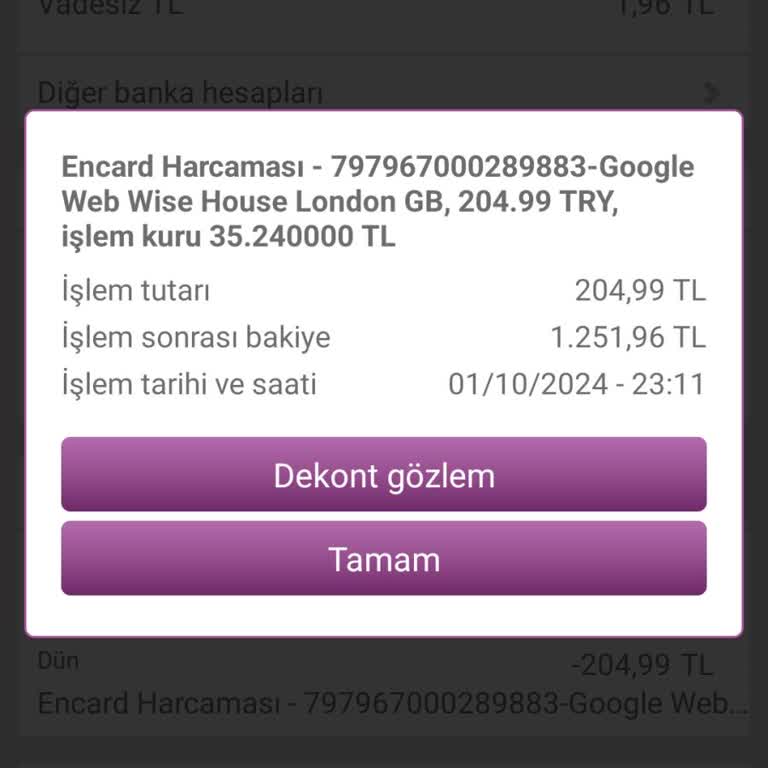 Enpara Hesabımdan İznim Olmadan Para Çekildi