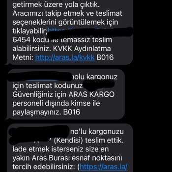 Kırıkkale Aras Kargo Kargomu Kaybetti