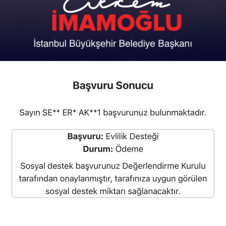 İstanbul Büyükşehir Belediyesi Evlilik Desteği Başvurusunda Gecikme Ve Belirsizlik