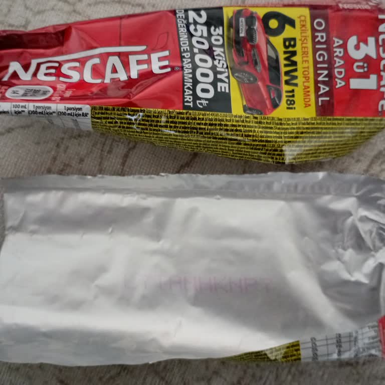 Nescafe Tekli Paket Şifreyi Kabul Etmiyor