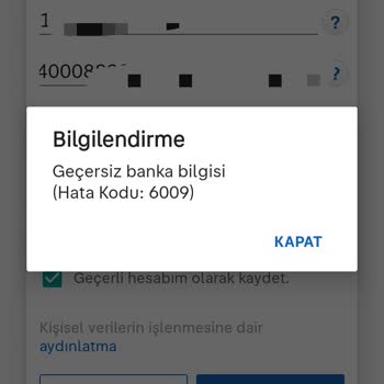 Sahibinden.com IBAN Yazarken Sorun Yaşıyorum.