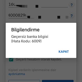 Sahibinden.com IBAN Yazarken Sorun Yaşıyorum.