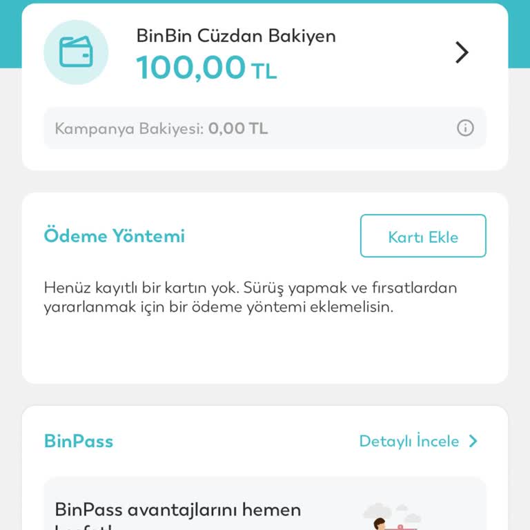 BinBin Cüzdan Bakiye İadesi