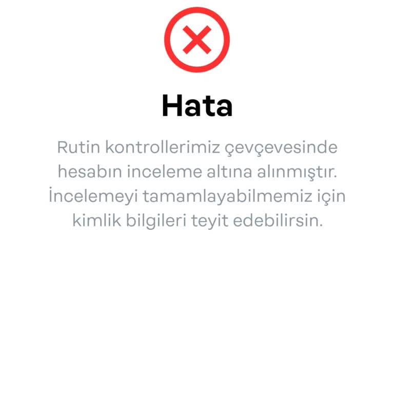 Papara Hesabı Doğrulama Sorunu