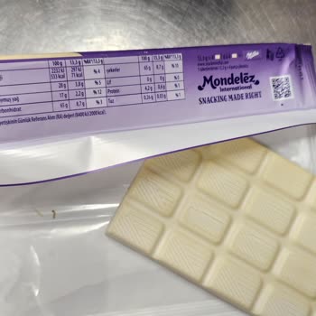 A101 Den Alınmış Beyaz Milka Çikolata
