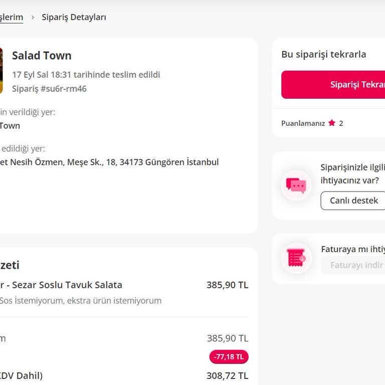 Yemek Sepeti Fatura Kesmiyor Fiş Vermiyor