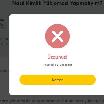 Turkcell E-Devlet Onayında Sürekli Sunucu Hatası