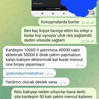 Primebahis Casino'da Kazanç Problemi Ve Destek Sorunu