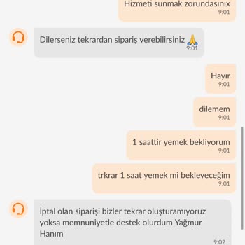 Trendyol Yemek Sipariş İptali! Yemeğim Gelmedi