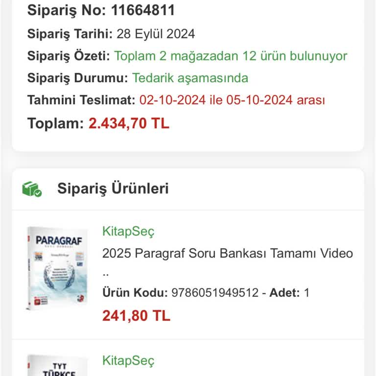 Kitapsec Şikayet Var